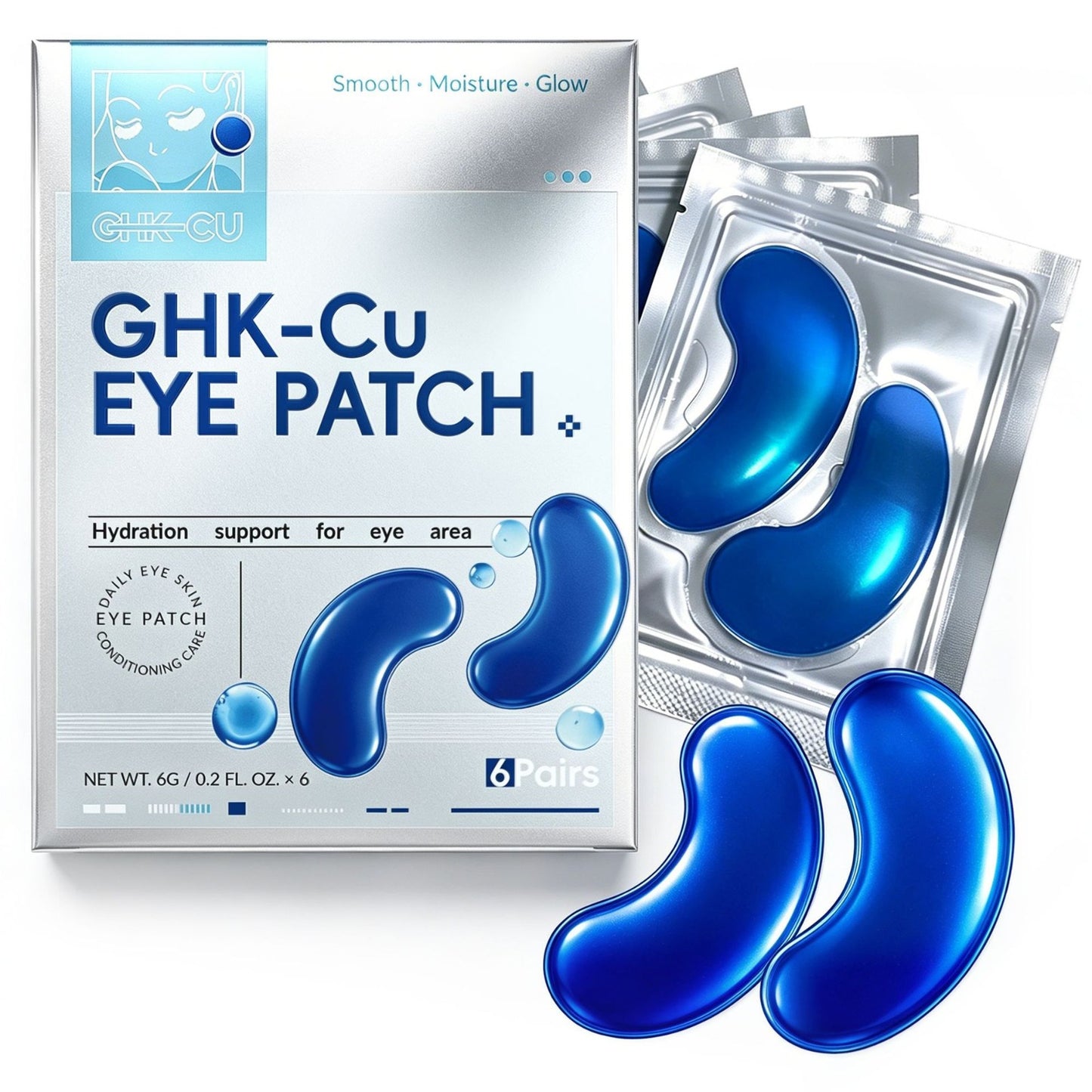 GHK-Cu Eye Patches (6 Pack)